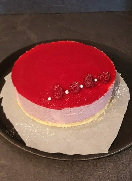 Cliquez pour zoomer ! Bavarois aux framboises Thermomix par Lise
