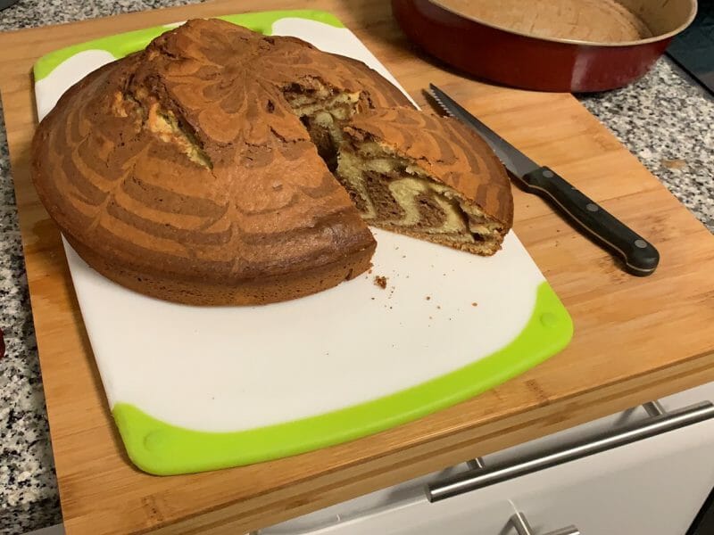 Cliquez pour zoomer ! Gâteau zébré Thermomix par Nissrange
