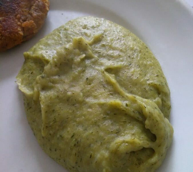 Cliquez pour zoomer ! Purée de brocolis et pommes de terre Thermomix par Nanouch FTM