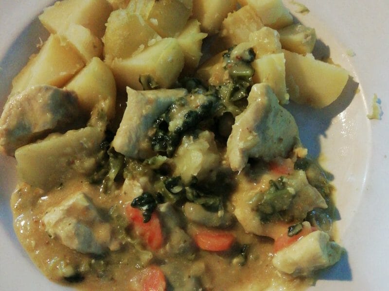 Cliquez pour zoomer ! Blancs de poulet sauce moutarde et curry Thermomix par Nanouch FTM