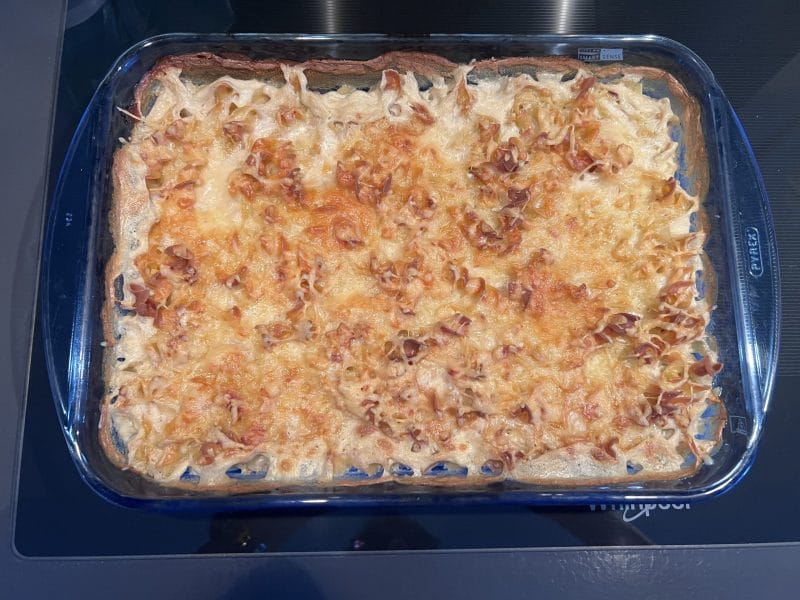 Cliquez pour zoomer ! Gratin de fusilli au jambon Thermomix par Petitloir