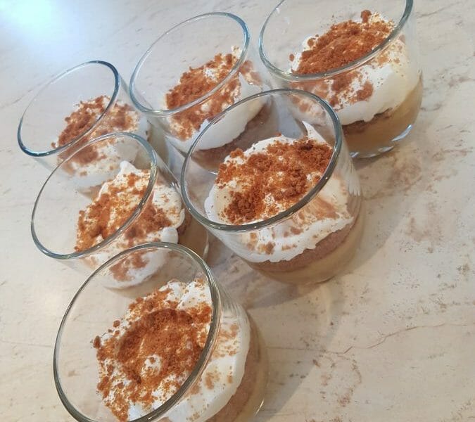 Cliquez pour zoomer ! Verrines pommes caramel et spéculoos Thermomix par enitsuJ