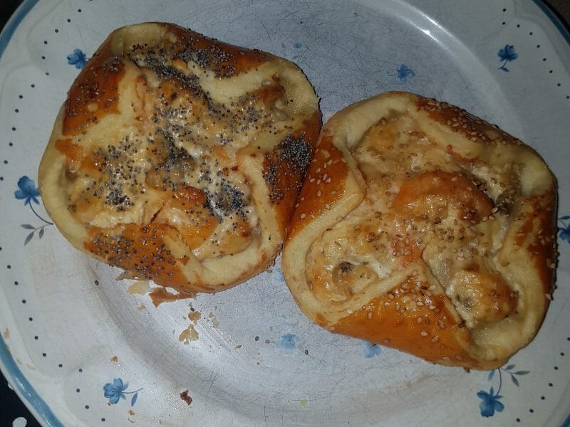 Cliquez pour zoomer ! Paniers feuilletés épinards et jambon Thermomix par enitsuJ