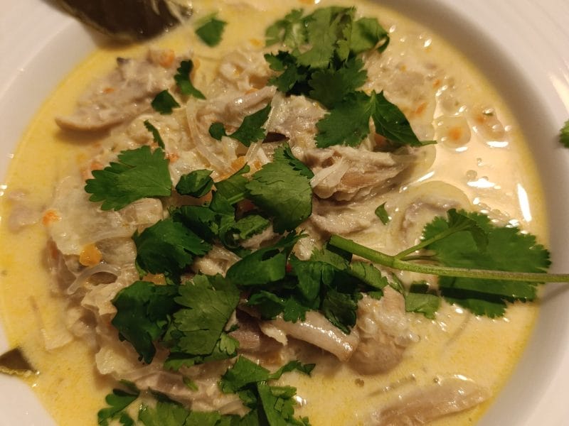 Cliquez pour zoomer ! Tom Kha Kai – Soupe de poulet au lait de coco Thermomix par Sand2506