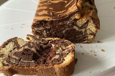 Cliquez pour zoomer ! Gâteau zébré Thermomix par tigrette78