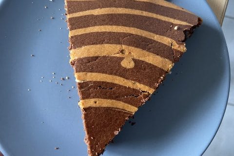 Cliquez pour zoomer ! Gâteau zébré Thermomix par tigrette78