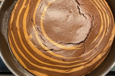 Cliquez pour zoomer ! Gâteau zébré Thermomix par tigrette78