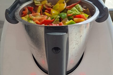 Cliquez pour zoomer ! Poivrons à l’aigre-douce Thermomix par basilic1