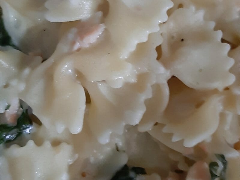 Cliquez pour zoomer ! One pot pasta – épinards et saumon fumé Thermomix par liloubida