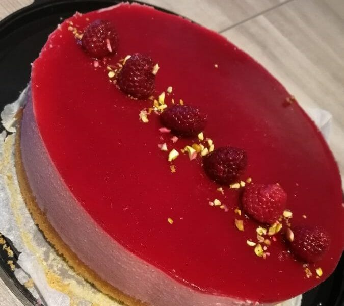 Cliquez pour zoomer ! Bavarois aux framboises Thermomix par Delfouine54