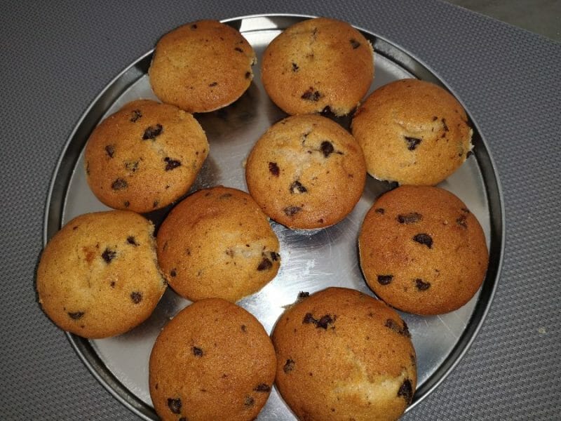 Cliquez pour zoomer ! Muffins aux pépites de chocolat Thermomix par Gwen
