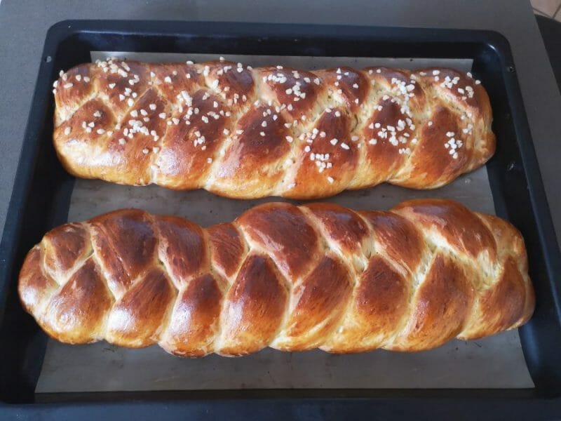 Cliquez pour zoomer ! Brioche tressée à la mie filante Thermomix par Mally
