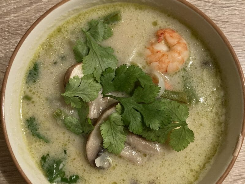 Cliquez pour zoomer ! Soupe thaï crevettes et lait de coco Thermomix par Christine_18