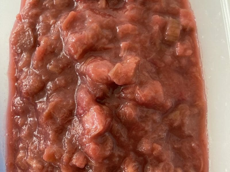 Compote de rhubarbe au Thermomix Cookomix