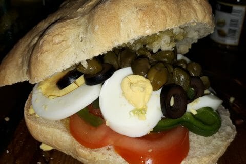 Cliquez pour zoomer ! Pain bagnat au Thermomix