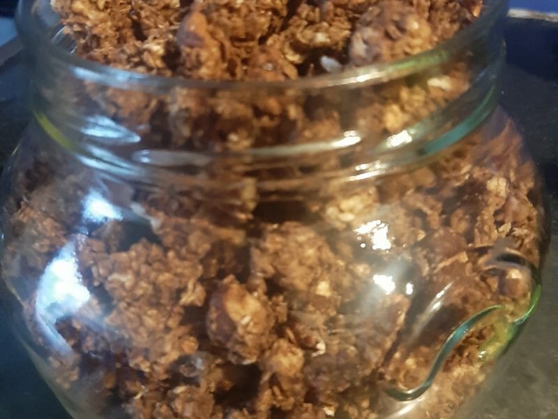 Cliquez pour zoomer ! Granola au chocolat Thermomix par Floluna