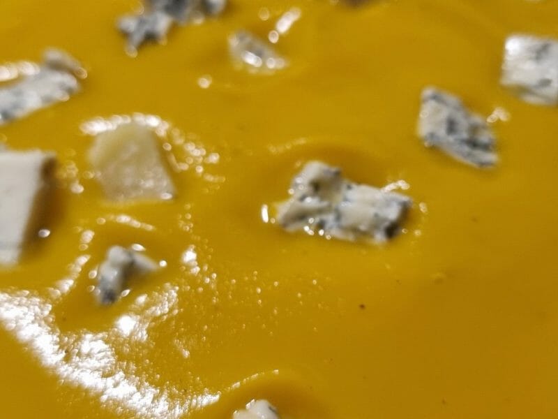 Cliquez pour zoomer ! Velouté de butternut et panais à la fourme d’Ambert Thermomix par ellydrou