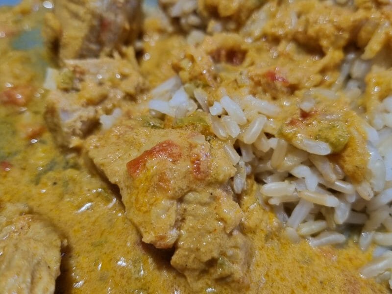 Cliquez pour zoomer ! Sauté de porc au curry Thermomix par ellydrou