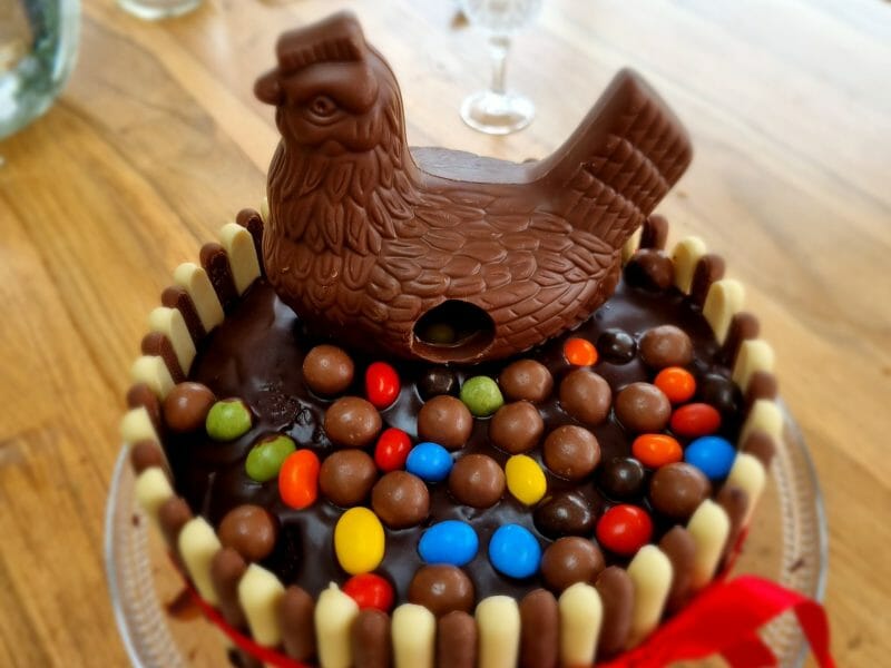 Cliquez pour zoomer ! Gâteau lapin de Pâques Thermomix par ellydrou