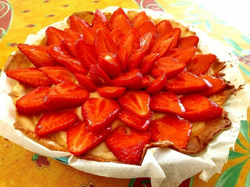 Cliquez pour zoomer ! Tarte aux fraises Thermomix par Nathypaca