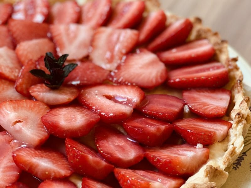 Cliquez pour zoomer ! Tarte aux fraises Thermomix par Neferet