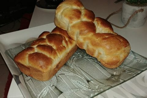 Cliquez pour zoomer ! Brioche tressée à la mie filante au Thermomix