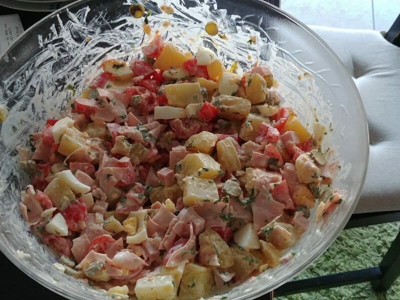 Cliquez pour zoomer ! Salade piémontaise Thermomix par clara1337