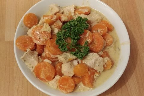 Cliquez pour zoomer ! Bouchées de poulet aux carottes au Thermomix