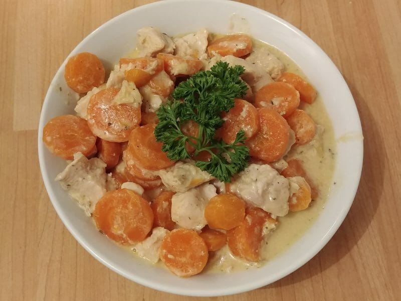 Cliquez pour zoomer ! Bouchées de poulet aux carottes Thermomix par clara1337