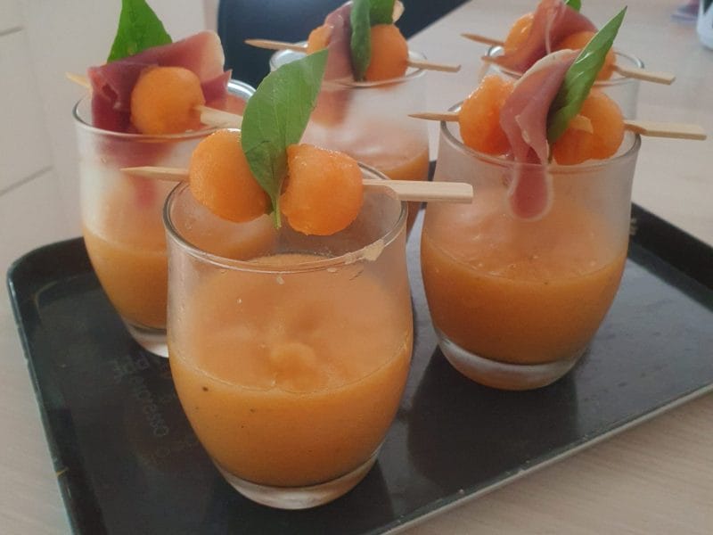 Cliquez pour zoomer ! Soupe de melon Thermomix par LAsso et Bapti cuisinent