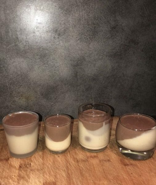Cliquez pour zoomer ! Crème dessert au deux saveurs Thermomix par nadia.snn