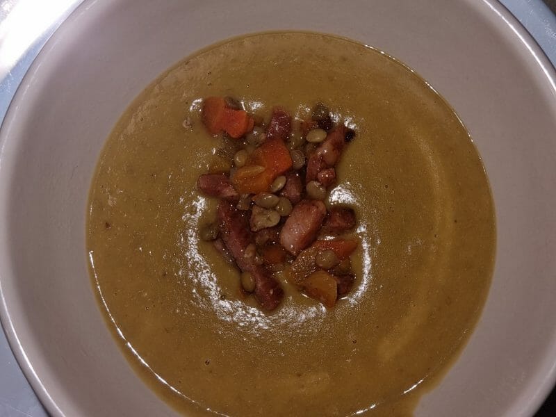 Cliquez pour zoomer ! Velouté de lentilles vertes Thermomix par Claire_25