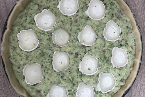 Cliquez pour zoomer ! Tarte courgette, jambon & chèvre Thermomix par Cindy190995