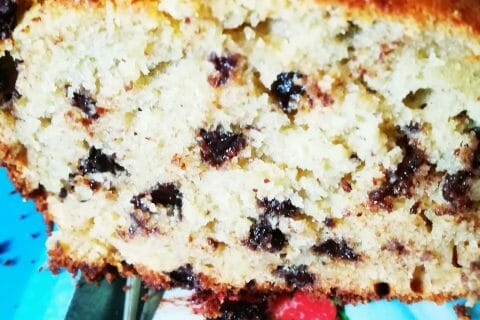 Cliquez pour zoomer ! Cake banane et pépites de chocolat au Thermomix