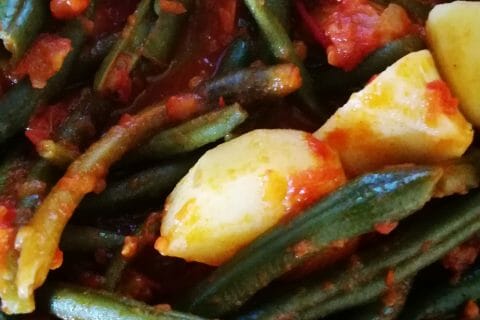 Cliquez pour zoomer ! Haricots verts à l’italienne au Thermomix