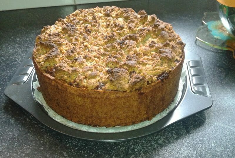 Cliquez pour zoomer ! Tarte aux pommes façon crumble Thermomix par Fanfanpet