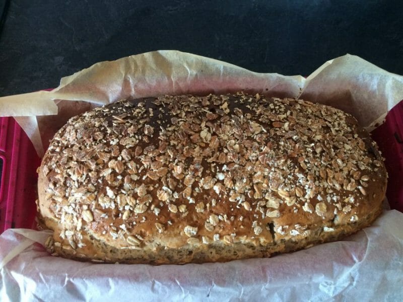 Cliquez pour zoomer ! Pain aux flocons d’avoine et au miel Thermomix par Lia_Rednum