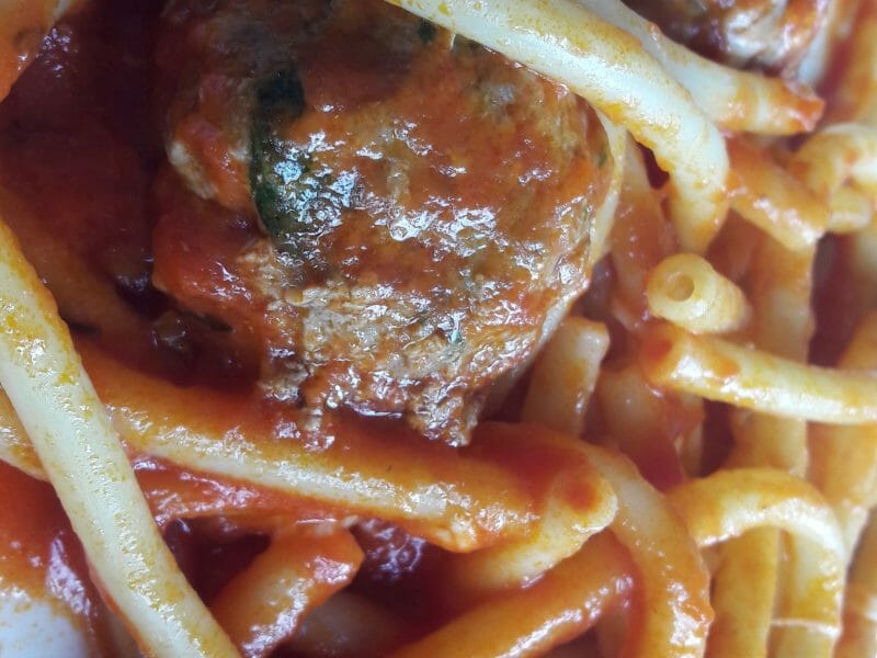 Cliquez pour zoomer ! Boulettes de viandes à la sauce tomate Thermomix par Ce_1