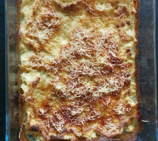 Cliquez pour zoomer ! Gratin de fusilli au jambon Thermomix par Nounours62157