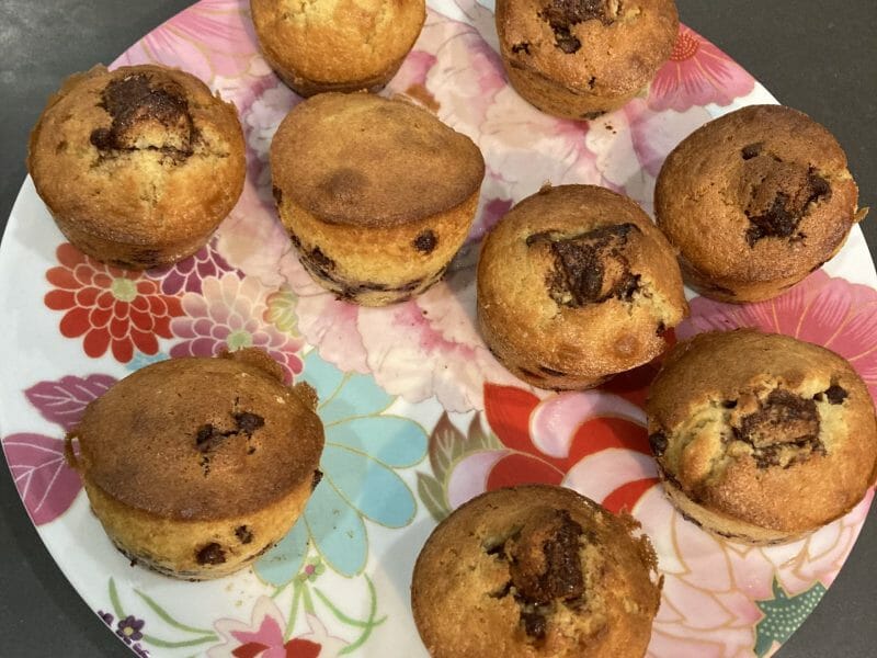 Cliquez pour zoomer ! Muffins aux pépites de chocolat Thermomix par Timtim