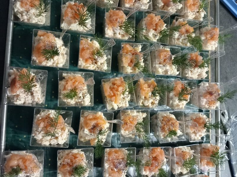 Cliquez pour zoomer ! Verrines au saumon et pommes granny Thermomix par MBCHT