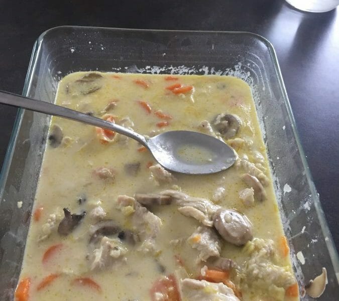 Cliquez pour zoomer ! Blanquette de dinde au bleu d’auvergne Thermomix par Cleacuisine