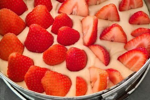 Cliquez pour zoomer ! Gâteau aux fraises Thermomix par Sev130583
