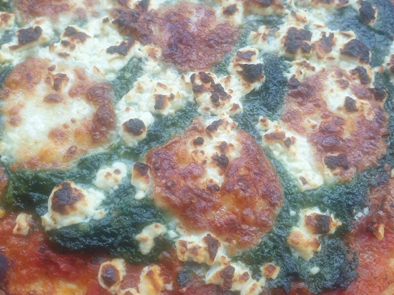 Cliquez pour zoomer ! Pizza épinards et feta Thermomix par caromi