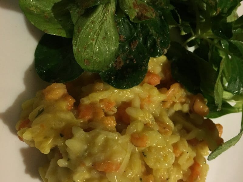 Cliquez pour zoomer ! Risotto crevettes et curry Thermomix par zettofrech