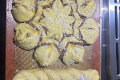 Cliquez pour zoomer ! Brioche étoilée au Nutella Thermomix par Lea_dvld
