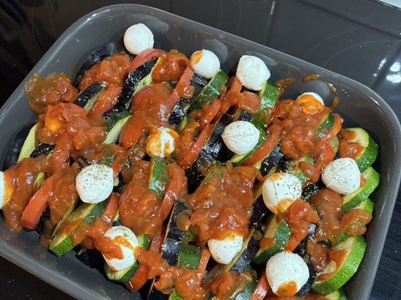 Cliquez pour zoomer ! Tian de légumes et mozzarella Thermomix par Lea_dvld