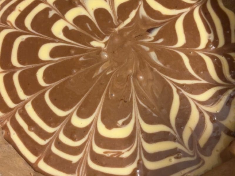 Cliquez pour zoomer ! Gâteau zébré Thermomix par Nora