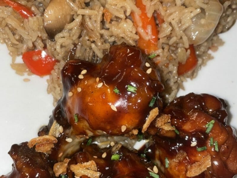 Cliquez pour zoomer ! Ailes de poulet au miel Thermomix par Nora