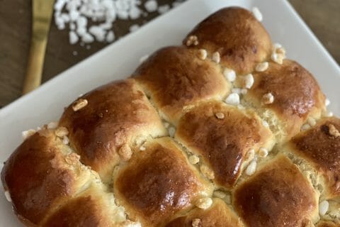 Cliquez pour zoomer ! Brioche tressée à la mie filante Thermomix par Nora